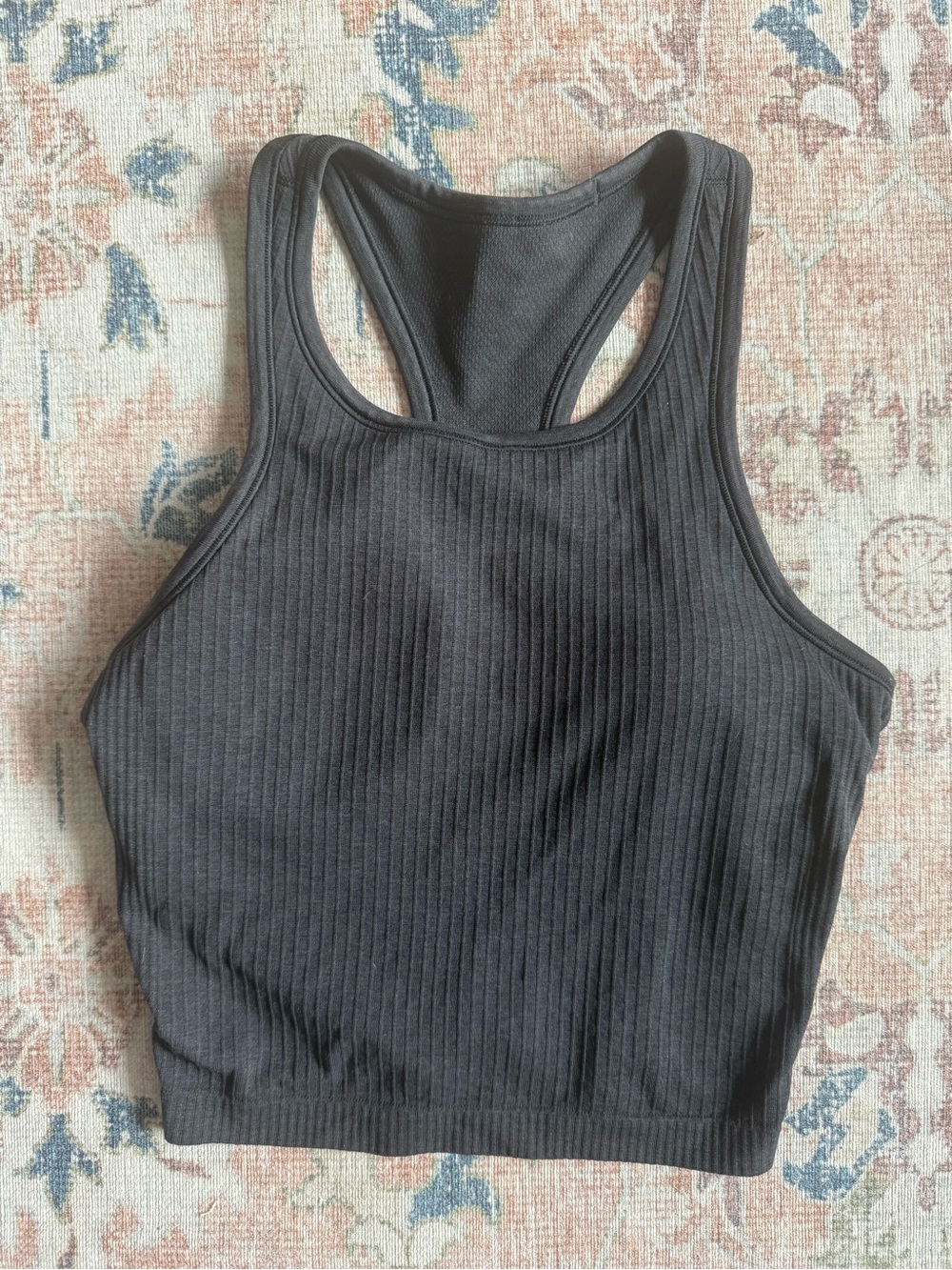Lululemon ebb Ribbed Cropped Tank Top - Women - Picture 3 of 4